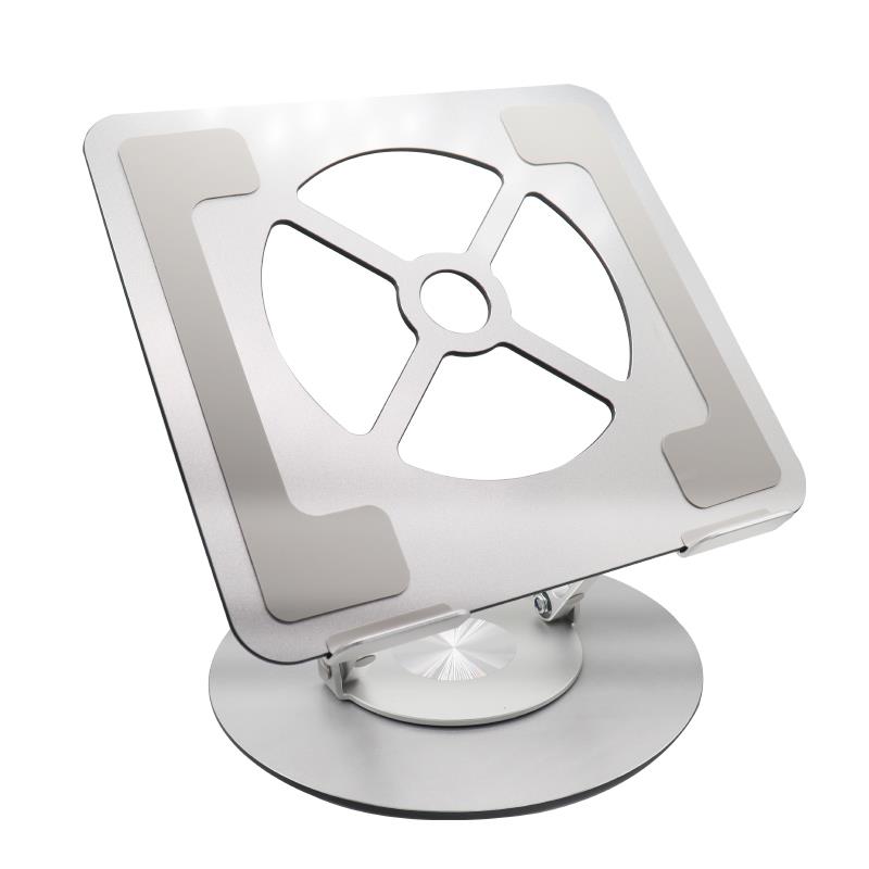 iCAN S13 Aluminum-plastic Board Laptop Rotating Stand, Silver.(Open Box)