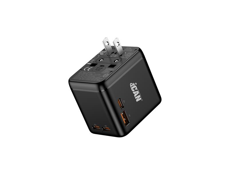 iCAN OL-F01-3C1A Adaptateur universel de voyage 17,5 W à 4 ports avec(Open Box)