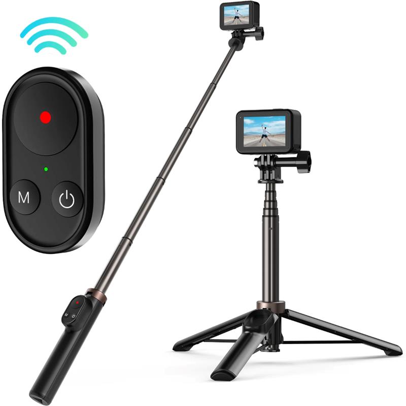 TELESIN Bluetooth Télécommande Selfie Stick | Large compatibilité tout