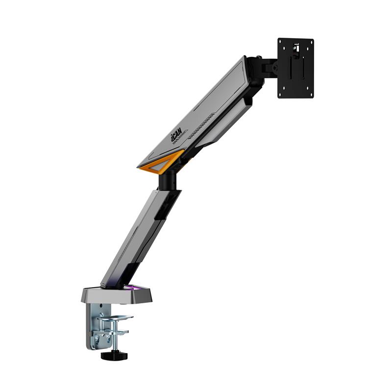 ICAN Heavy-Duty RGB Mechanical Single Monitor Arm, fit 17"-45"