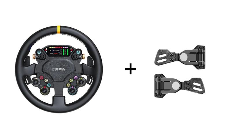 MOZA CS Pro Steering Wheel with add-on
