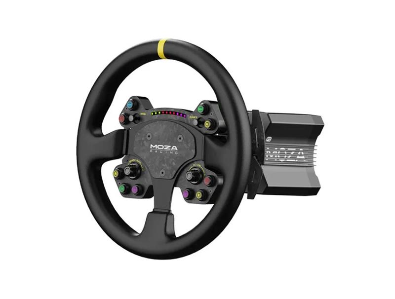 MOZA R12 V2 Direct Drive Wheel Base + MOZA RS V2 Steering Wheel Leather Version