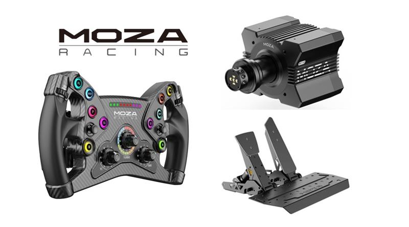 MOZA R9 V3 Direct Drive Wheel Base + MOZA KS Steering Wheel + MOZA SR-P 2 Pedals