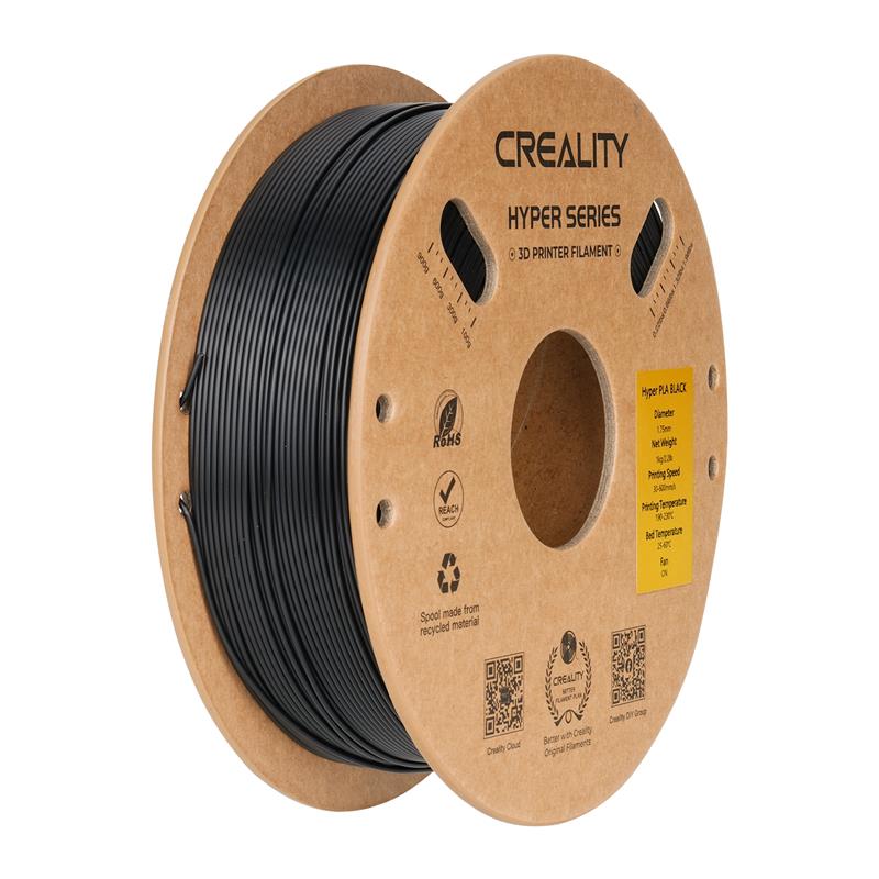 Creality Hyper Series PLA 3D Printing Filament 1kg, 1.75mm, Black
