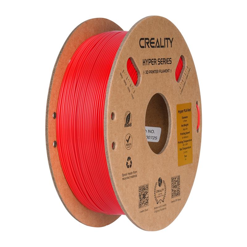 Creality Hyper Series PLA 3D Printing Filament 1kg, 1.75mm, Red