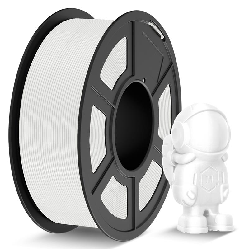 Sunlu 1,75 mm, 1 kg/bobine, filament PVB (blanc)