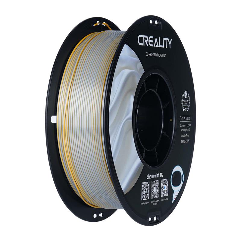 Filament PLA Creality CR-Silk 1,0 kg 1,75 mm, doré-argenté