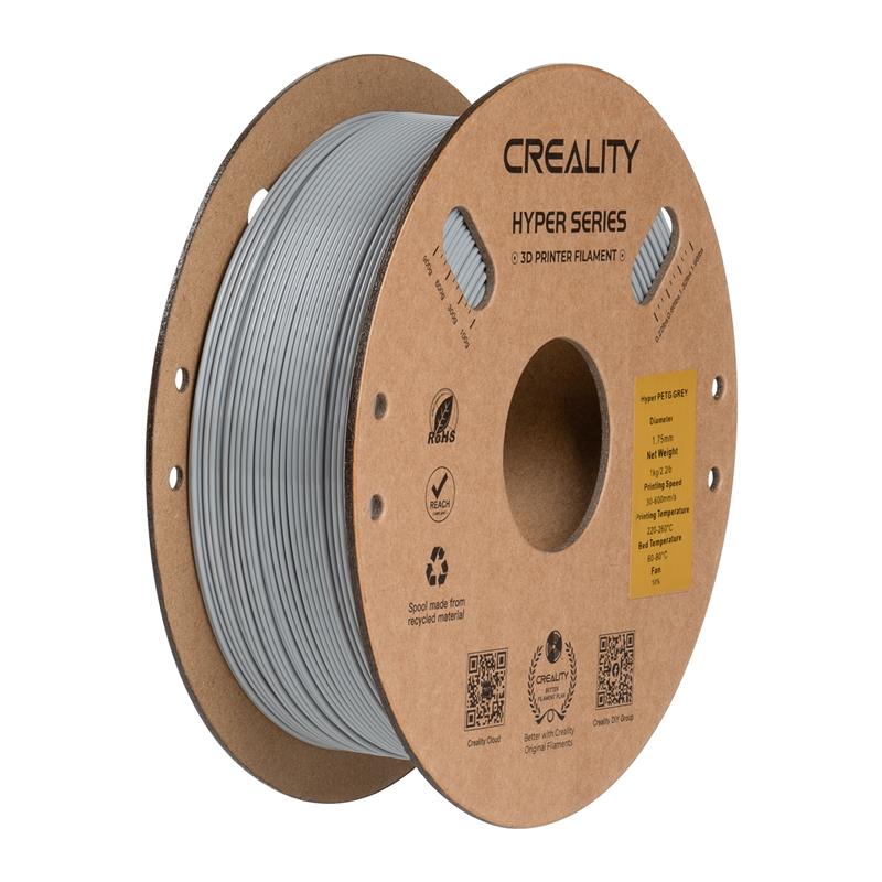 Creality Hyper-PETG Filament 1.0Kg 1.75mm, Grey