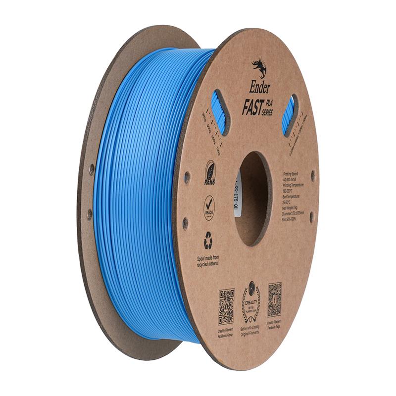 Filament PLA rapide Creality Ender, 1,0 kg, 1,75 mm, 300 mm/s, bleu clair