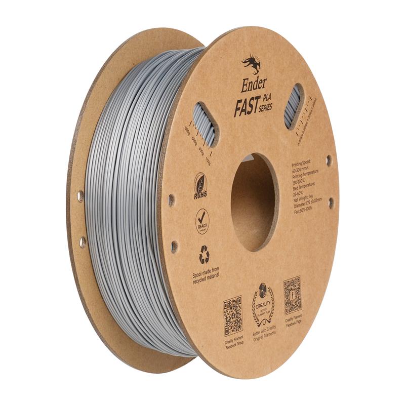 Creality Ender Fast PLA  Filament 1.0Kg 1.75mm, 300mm/s, Silver