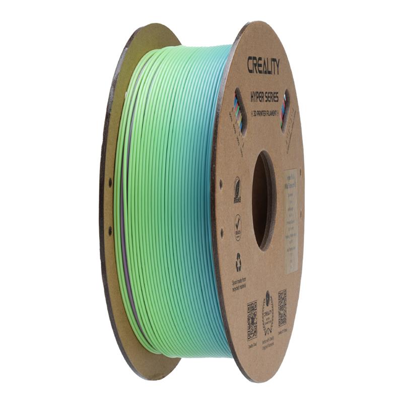 Creality Hyper Series PLA 3D Printing Filament 1kg, 1.75mm, Rainbow,Wi
