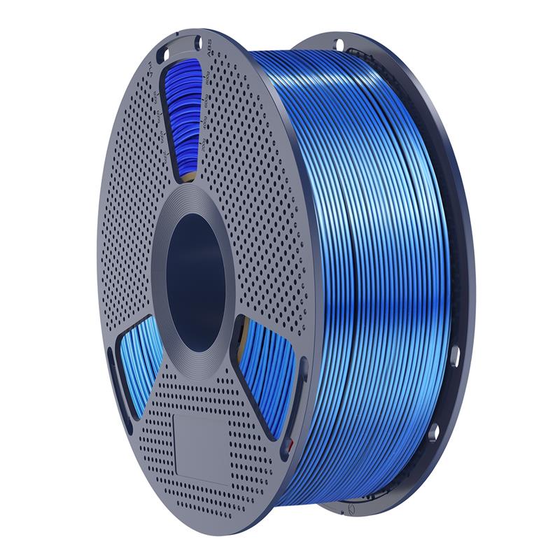 Filament Sunlu Silk PLA+ bicolore, noir et bleu