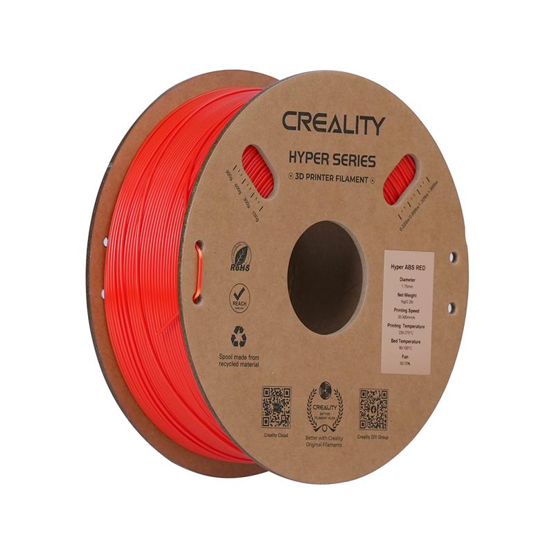 Creality Hyper Series ABS 3D Printing Filament 1kg, 1.75mm, Red