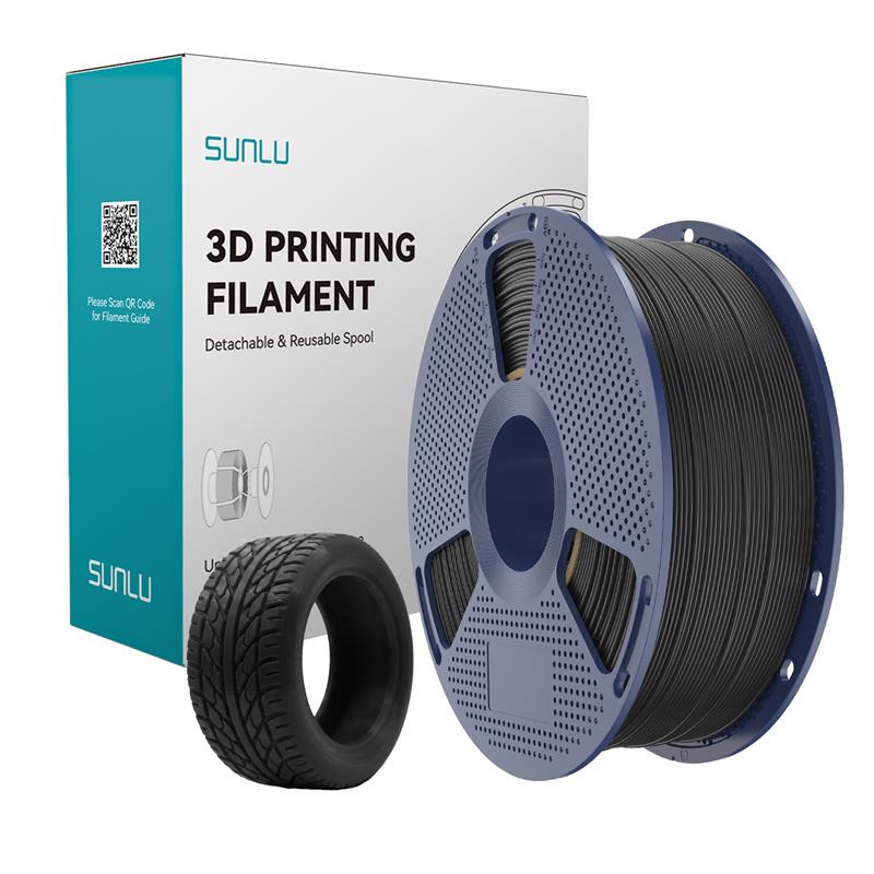 Sunlu 1.75mm, 1kg/spool, TPU 90A Black