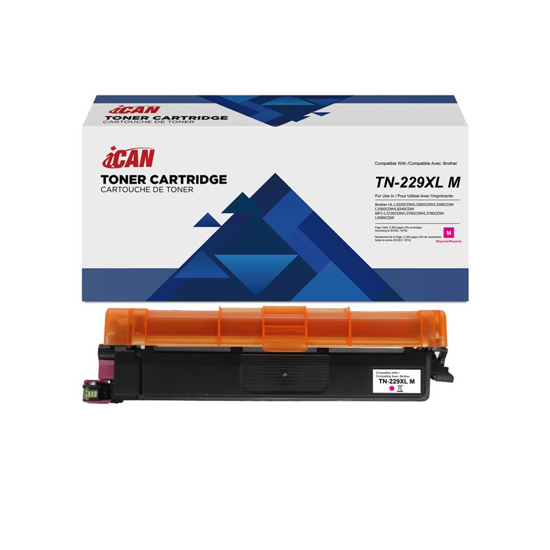 iCAN Compatible Brother TN229XL Magenta Toner Cartridge With Chip