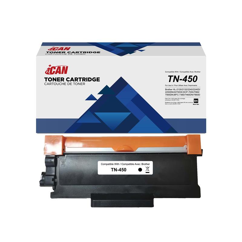 iCAN Compatible Brother TN450 High Capacity Black Toner Cartridge