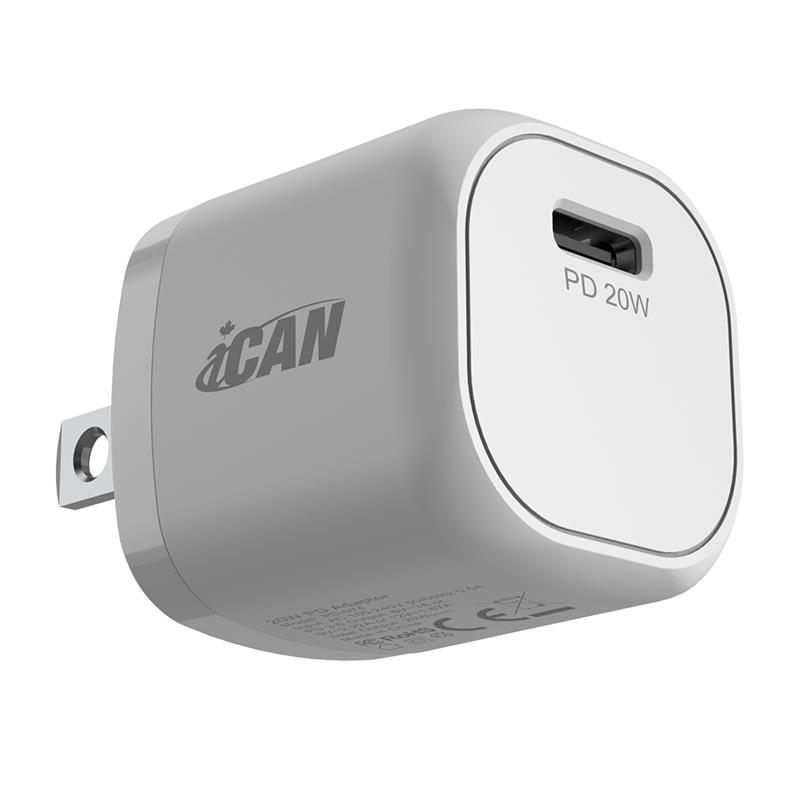 iCAN Chargeur NANO 20W USB-C PD