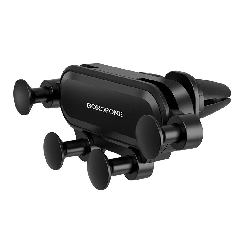 BOROFONE Eddie Air Outlet Gravity In-car Holder, Black