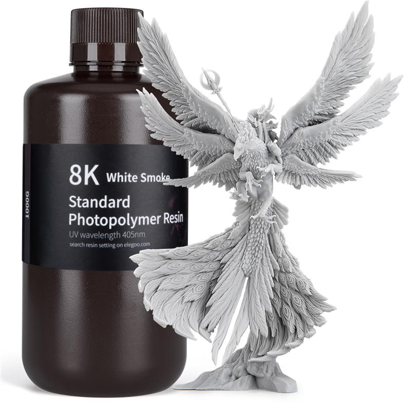 Elegoo 8K Standard Resin 1000g White Smoky