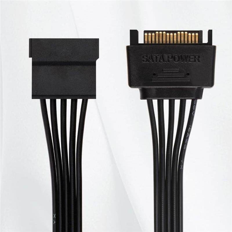 iCAN 15-pin SATA power extension cable - male to female