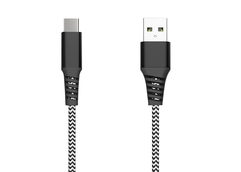 Câble USB 2.0 mâle Type-A vers mâle Type-C, 15W, 6,6 pieds