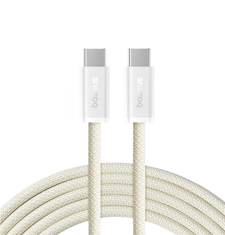 Baseus Dynamic 3 Series Fast Charging Data Cable Type-C to Type-C, 100W, 2m, Custard Yellow