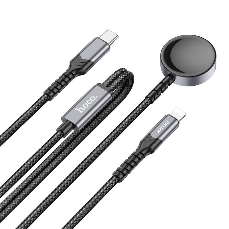 Hoco "CW54" 2-in-1 charging cable iP+iWatch