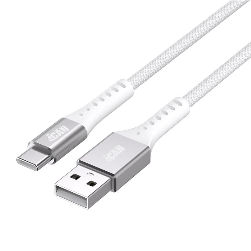 Câble iCAN USB 2.0 mâle Type-A vers mâle Type-C, 15W, 3 pieds