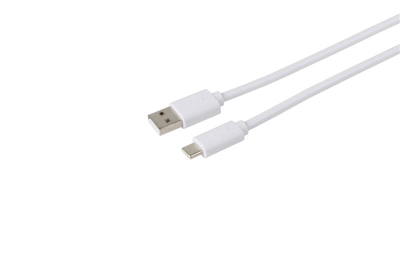 iCAN USB 2.0 Type-A Male to Type-C Male Cable, 15W, 6.6ft