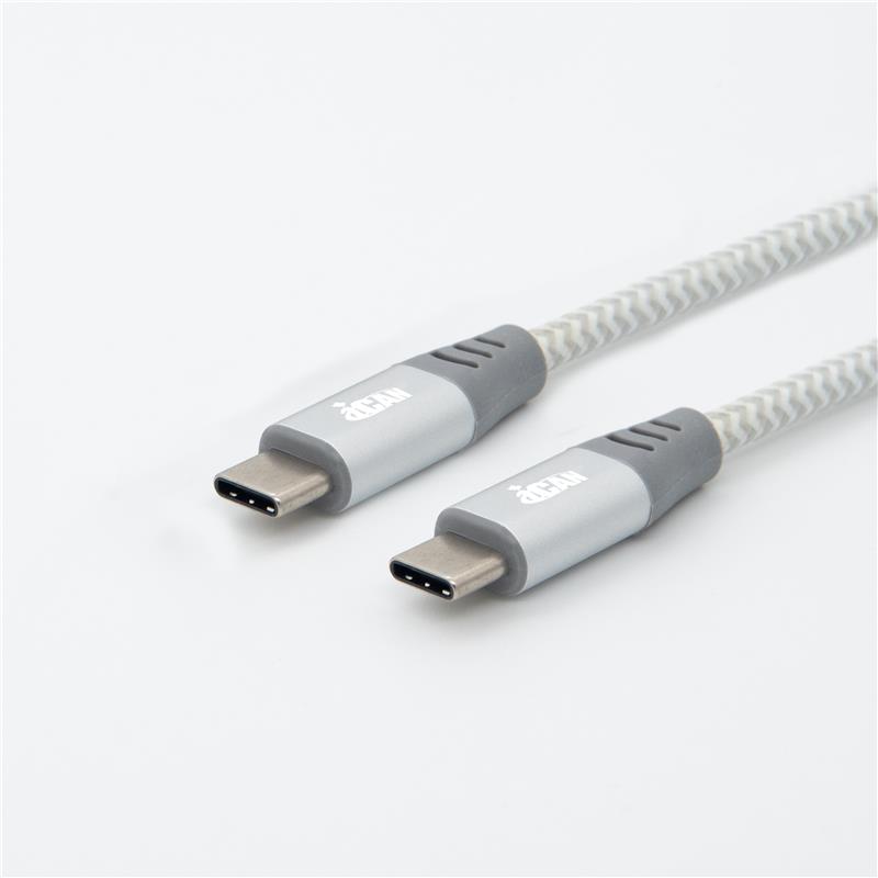Câble iCAN USB 3.1 Type-C Mâle vers Type-C Mâle, 60W, 15 pieds
