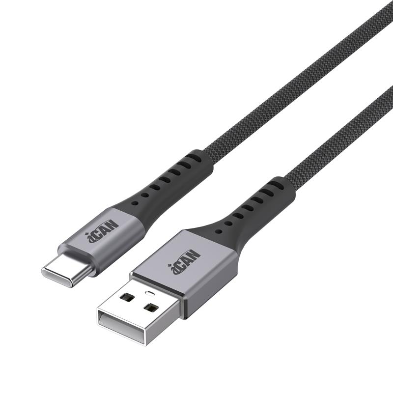 Câble iCAN USB 2.0 Type-A Mâle vers Type-C Mâle, 15W, 6 pieds