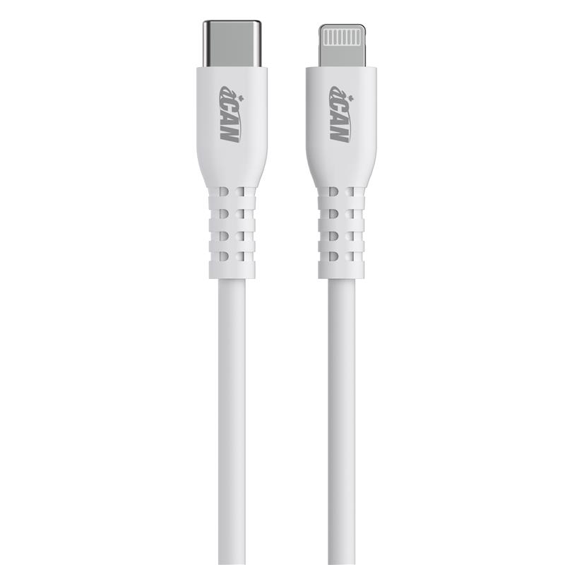 iCAN USB 2.0 Type-C Male vers Lightning Male câble27W3 pi