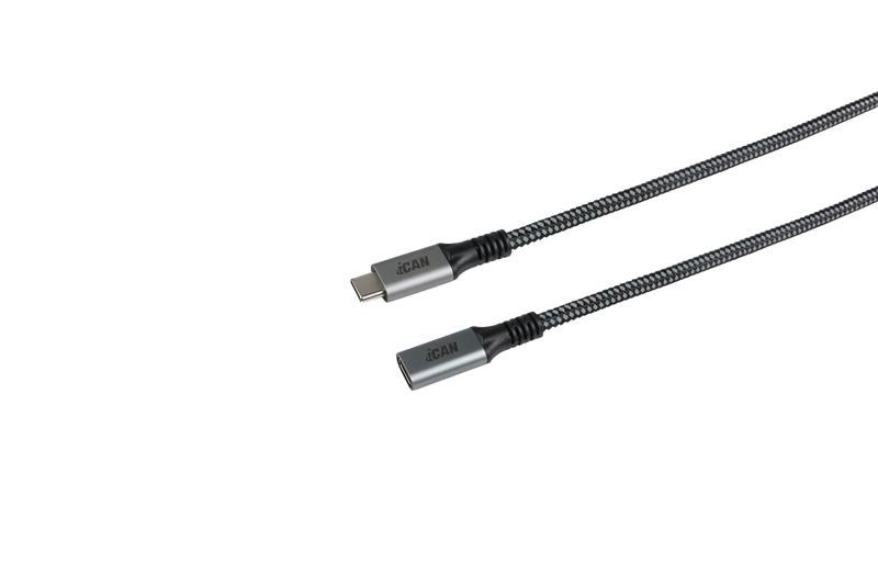 Câble de prolongation iCAN USB 3.1 Type-C Mâle vers Type-C Femelle