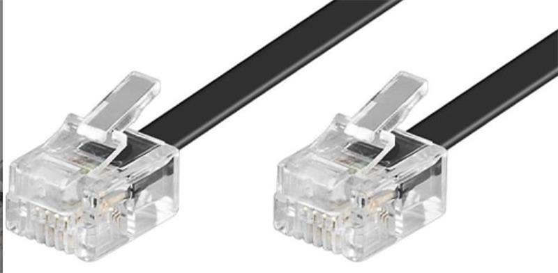 6-Position 4-Contacts Reverse-wired, 14FT,26AWG