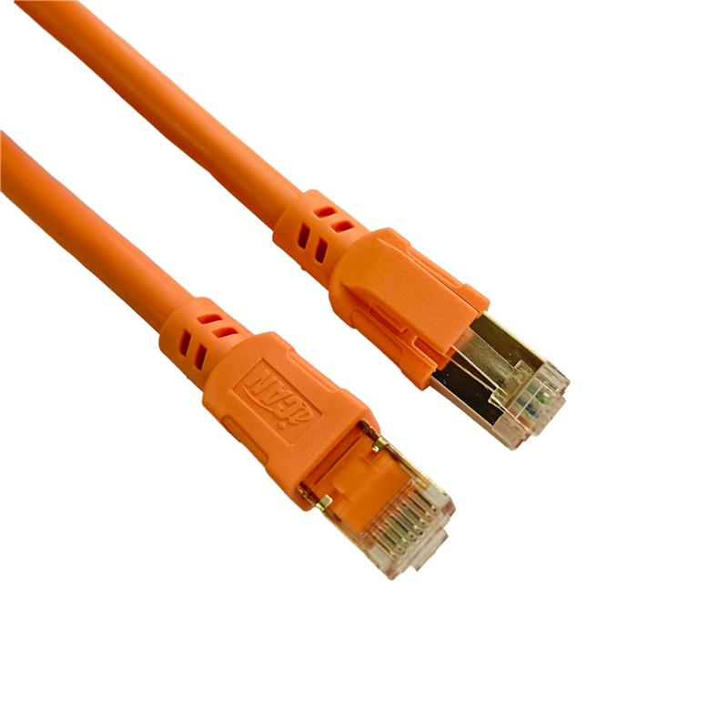 iCAN CAT6A Ethernet Patch Cable,10Gbps, 3FT, Orange