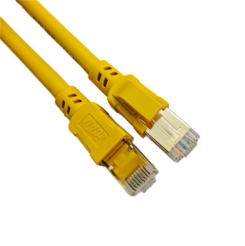 iCAN CAT6A Ethernet Patch Cable,10Gbps, 7FT,  Yellow