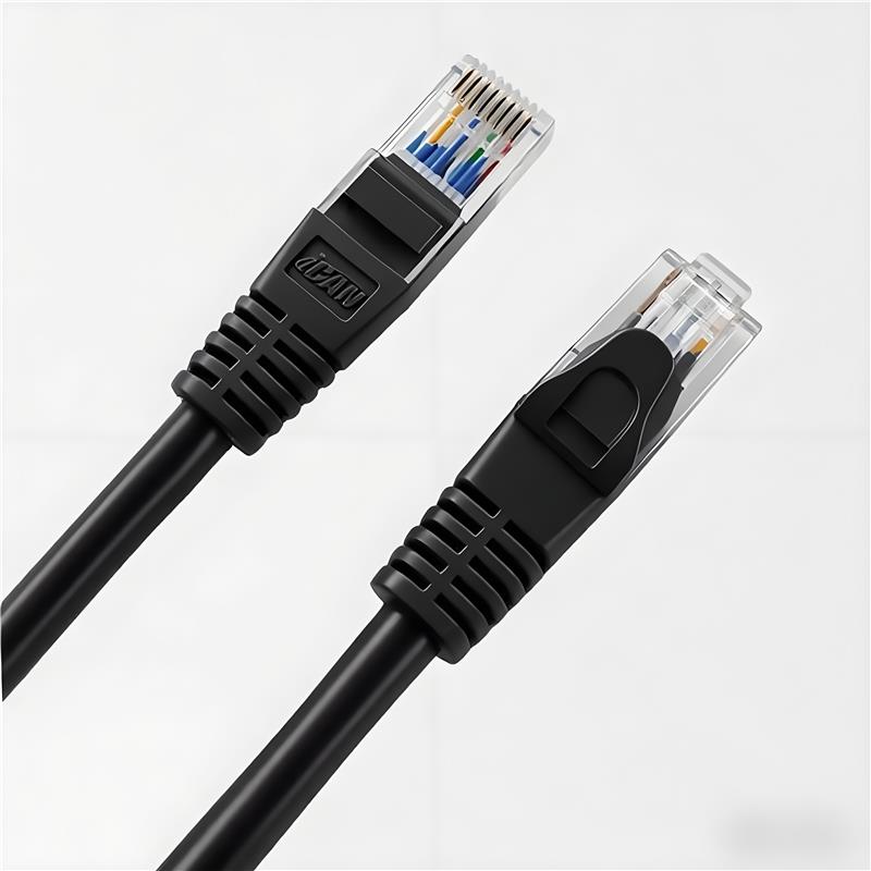Câble Ethernet haute vitesse iCAN CAT6, 1 000 Mbps, 26 AWG, 61 cm, noir