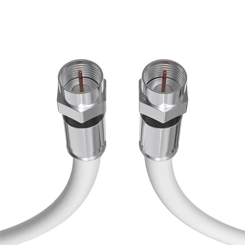 Câble coaxial TV iCAN RG6, mâle vers mâle, 50 pieds