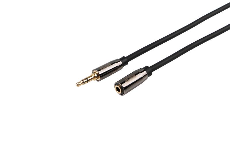 iCAN 3.5mm Stereo Audio Extension Cable, Male to Female, Shielded, 6FT