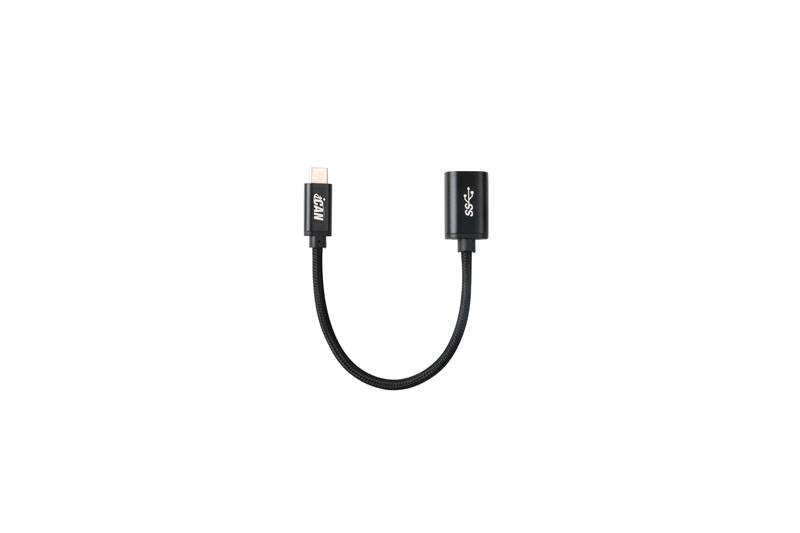 Adaptateur iCAN USB Type-C Mâle vers USB 3.0 A Femelle, Noir
