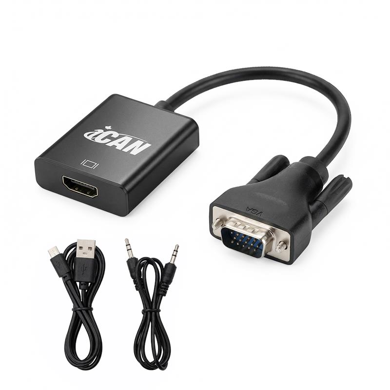 Adaptateur iCAN VGA vers HDMI, mâle vers femelle