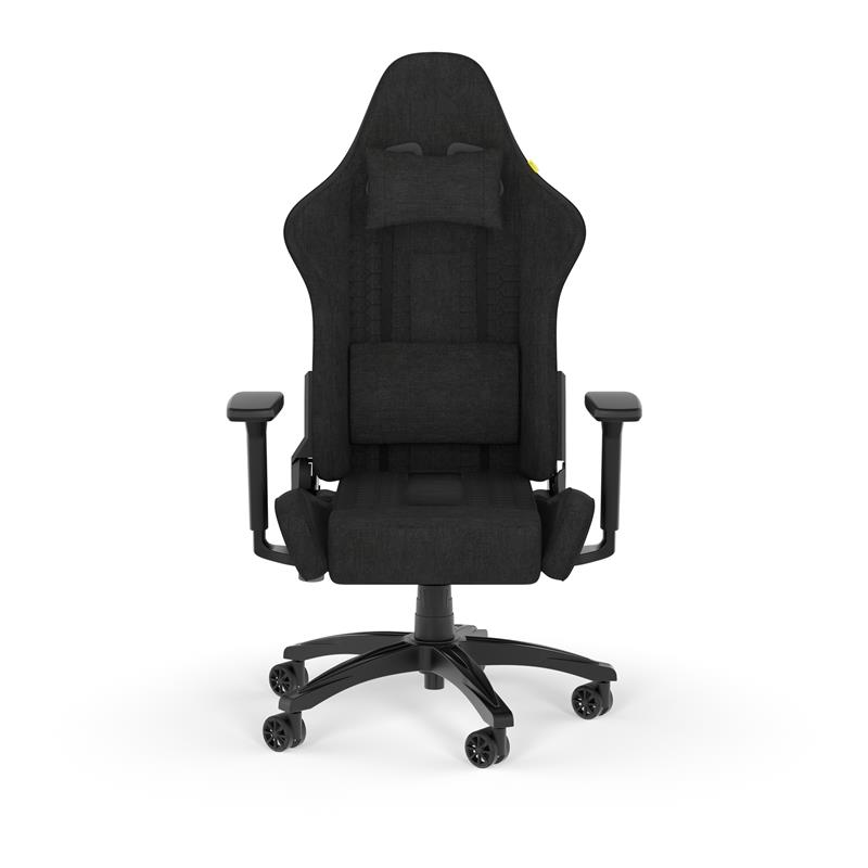 CORSAIR TC100 Fabric Gaming Chair, Relaxed Fit, Black