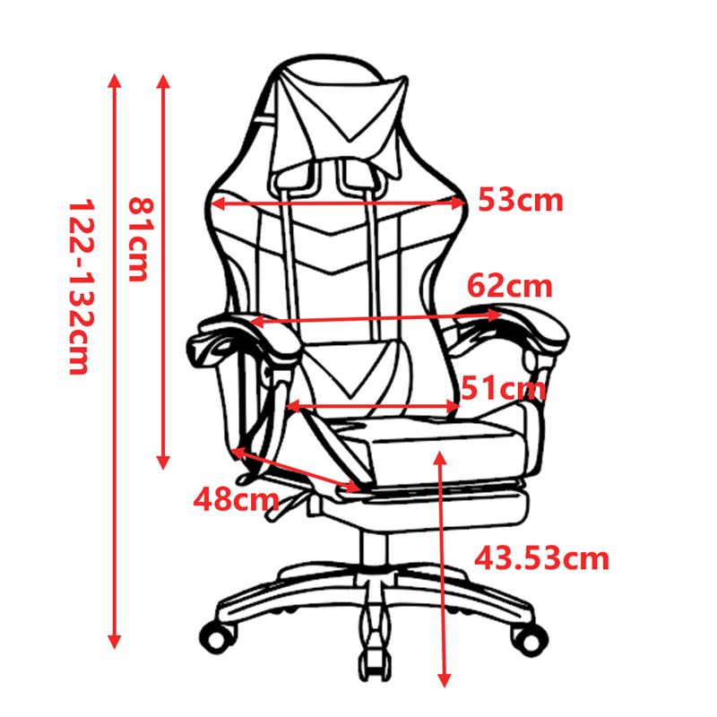 iCAN C730-RDBK Gaming Chair - Canada Computers & Electronics