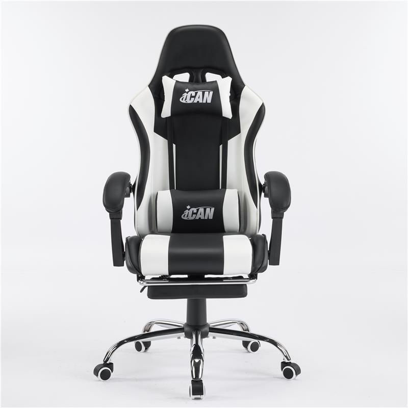iCAN G-0847BW Ergonomic Gaming Chair Black