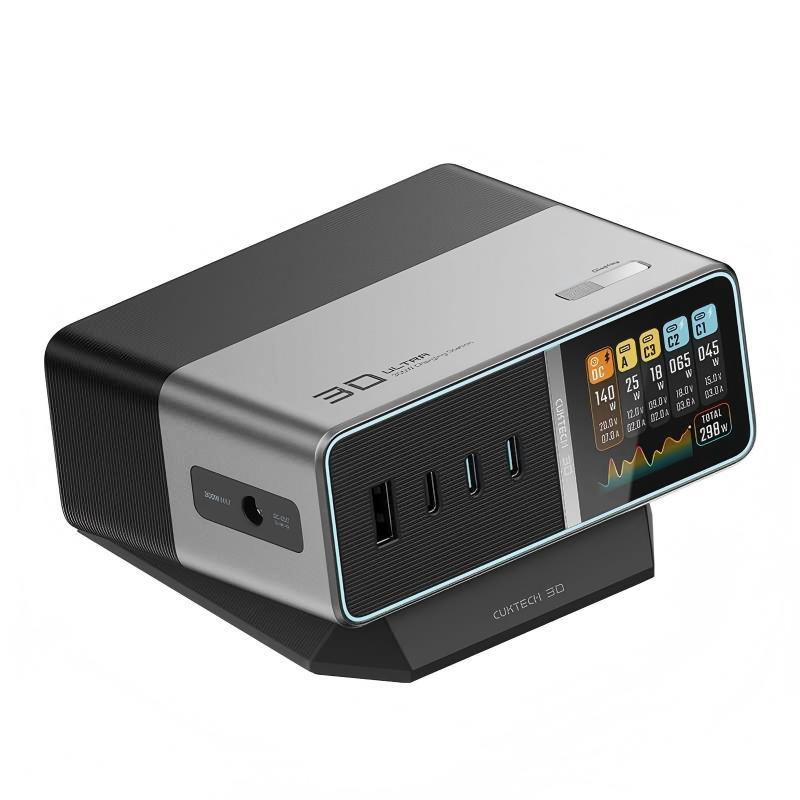 CUKTECH 30 Ultra Desktop Charging Station 300W with 9 DC Tips