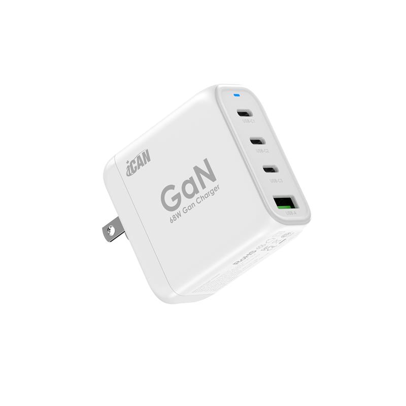 iCAN 68W 4-Port GaN USB-C...