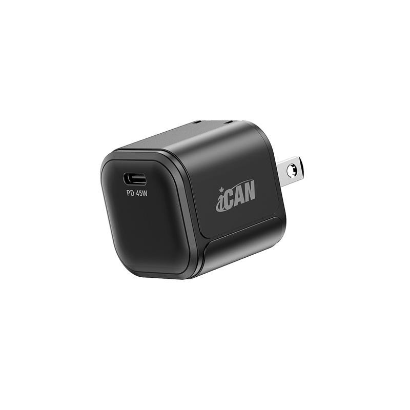 iCAN Chargeur GaN ultra rapide USB-C PD 45 W