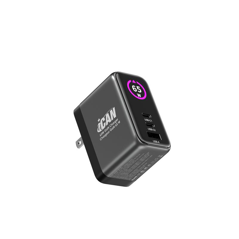 iCAN Chargeur GaN PD de 65 W
