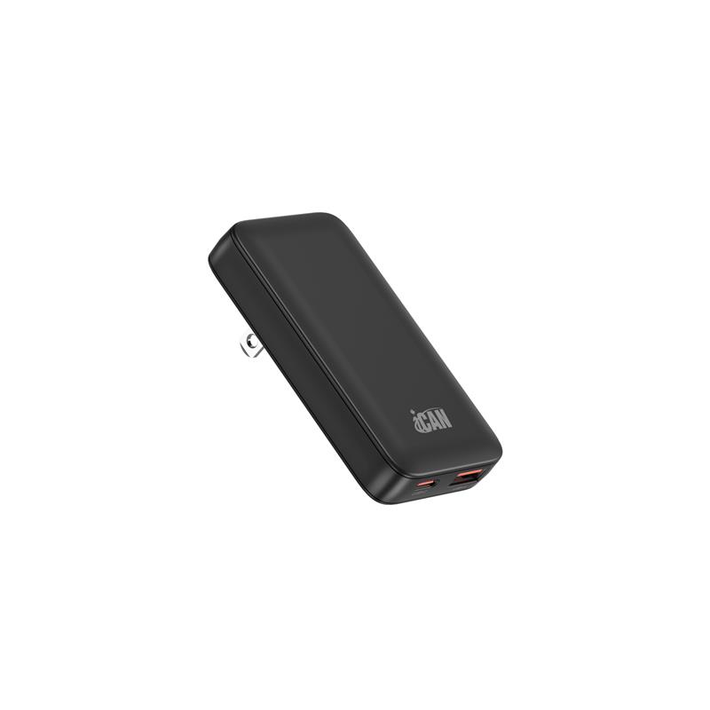 iCAN Chargeur mural USB plat à deux ports 65 W