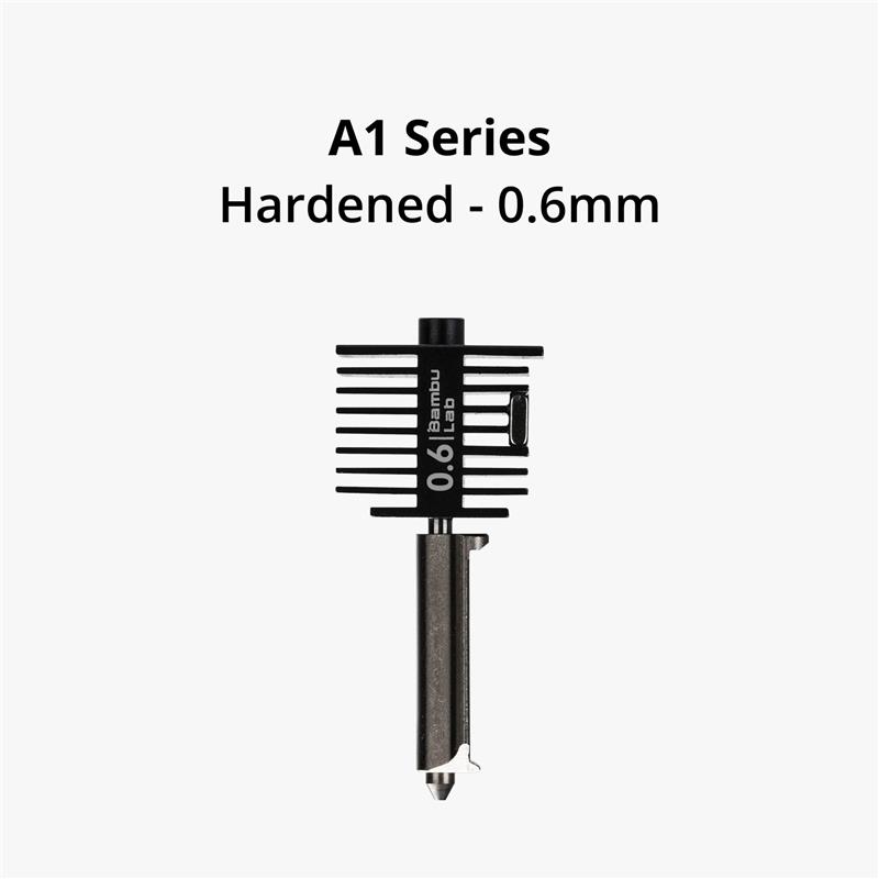 Hotend Bambu série A1 - Acier trempé de 0,6 mm